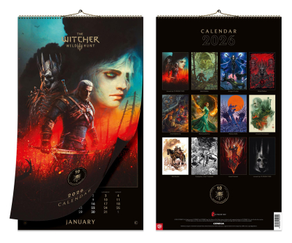 Puzzle z gier Merch Good Loot The Witcher 3: Wild Hunt 10th Anniversary Calendar